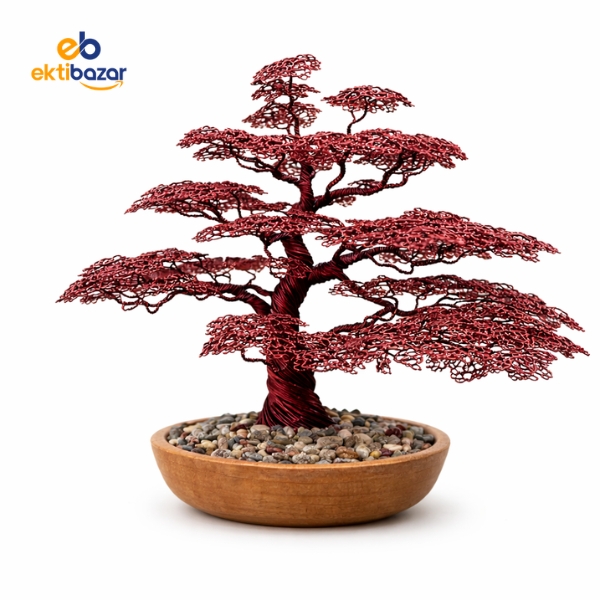 Copper Wire Bonsai Tree
