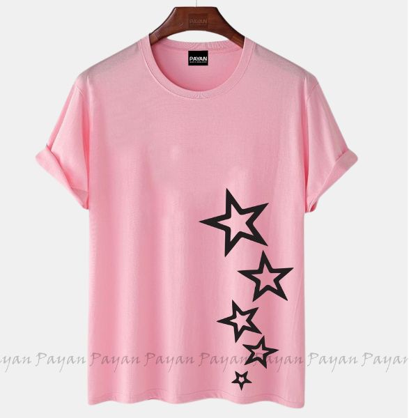 Digital Printed Star T-Shirt – Boys & Men Fashion