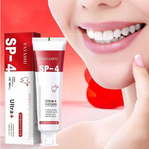 SP 4 UltraBrightening Toothpaste – Advanced Whitening & Enamel Care, Fresh Mint, 120g